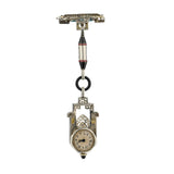Vintage Platinum Art Deco Fob Watch / Brooch - view 1