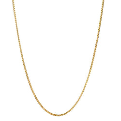 18kt Yellow Gold Box Chain. 25" (L) 15.68 Grams