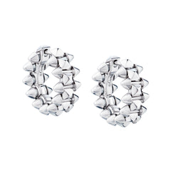 Clash de Cartier Earrings. Mini Model. 18kt White Gold