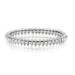 Clash de Cartier Bangle in 18kt White Gold. Medium. Size 16