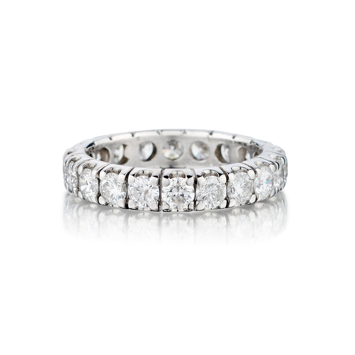 14kt White Gold Diamond Eternity Band. 2.00ct Tw