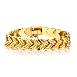 18kt Yellow Gold Bracelet. Weight: 22.71 gram