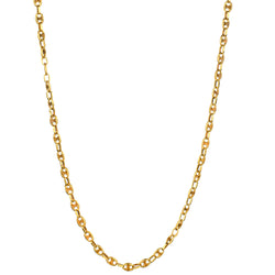 18kt Yellow Gold "Gucci Design" Chain. Weight: 33 grams.