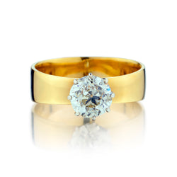 18kt Yellow Gold Diamond Solitaire Ring. 1.76ct Tw