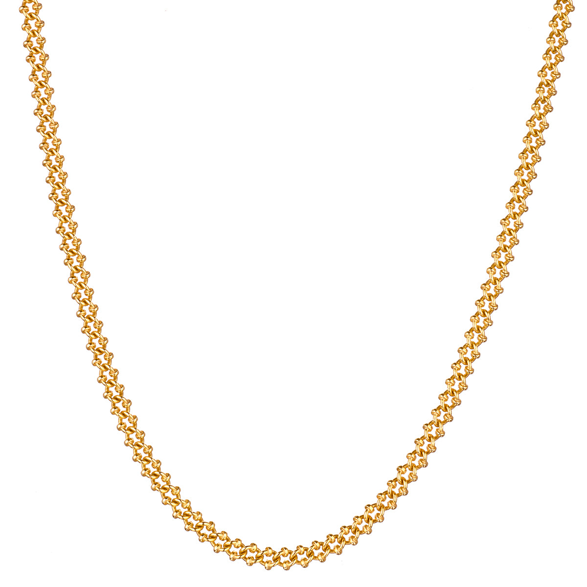 18kt Yellow Gold Link Chain. Weight: 25 Grams.