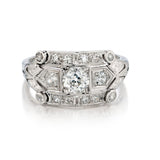 Vintage Platinum Diamond Ring. 1.03 ct Tw - view 1