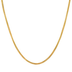 Unisex 14kt Yellow Gold Chain. Made in Italy.Weight: 8.66 grams