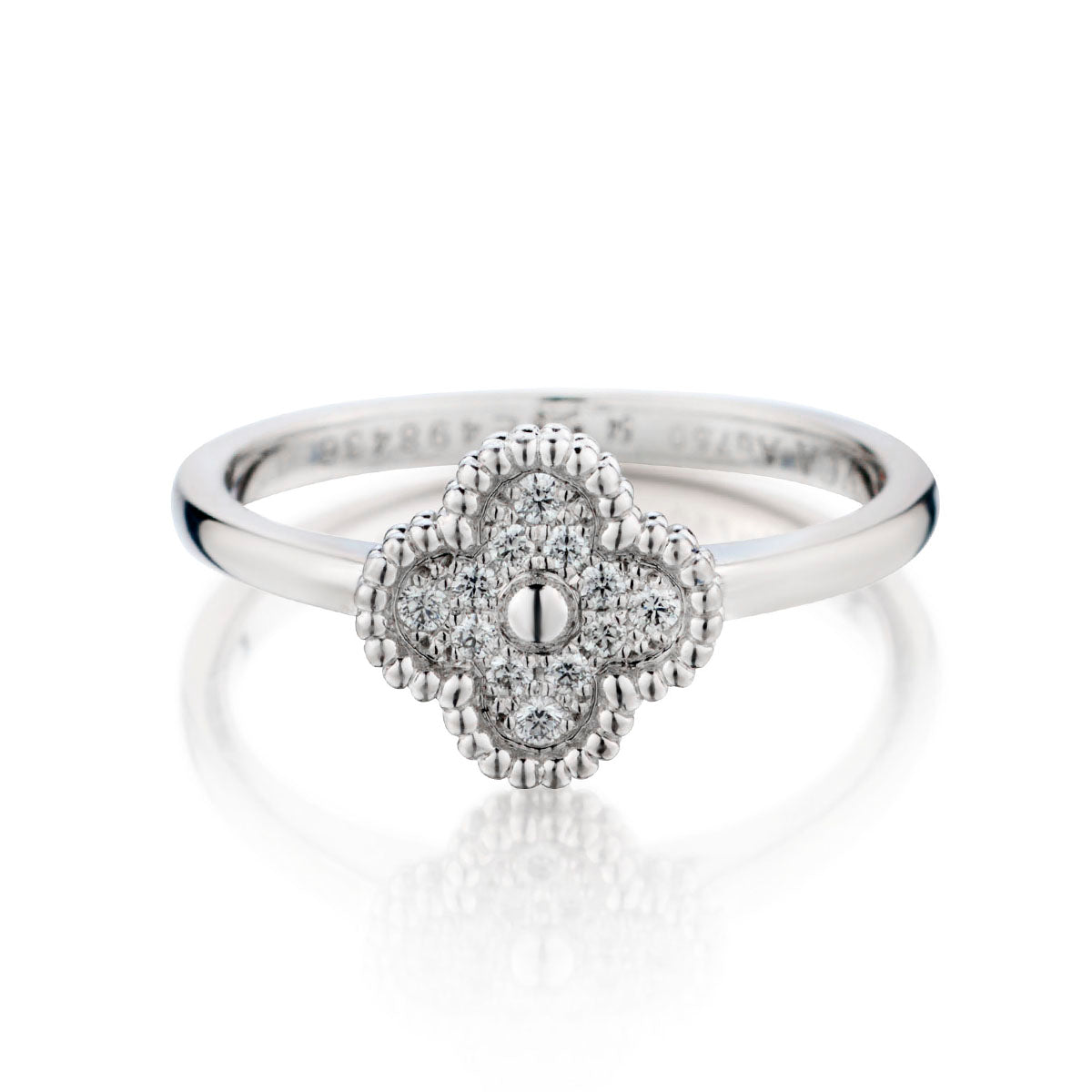 Van Cleef & Arpels Sweet Alhambra Diamond Ring. VCAR085800