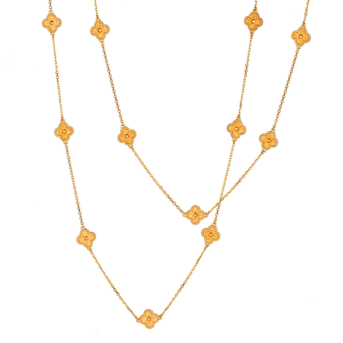 Van Cleef & Arpels Sweet Alhambra Long Necklace. 16 Motif