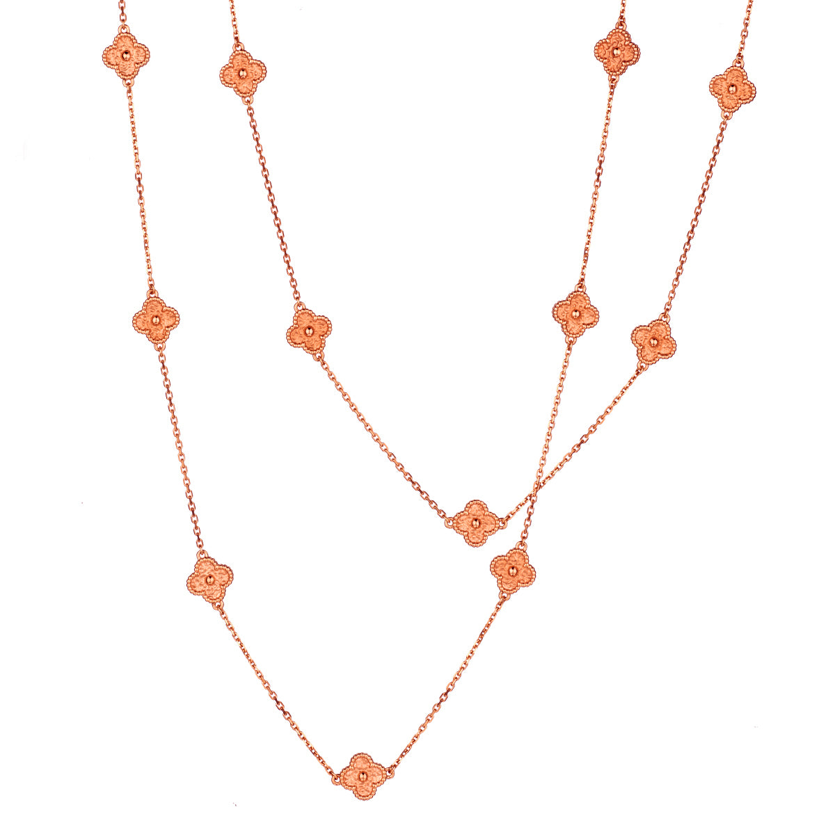 Van Cleef & Arpels Sweet Alhambra Long Necklace. 16 Motif