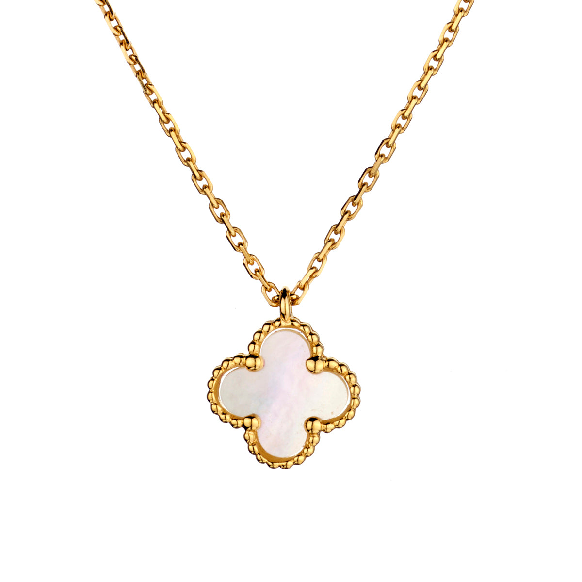 Van Cleef & Arpels Sweet Alhambra Mother of Pearl Pendant. VCARF69100