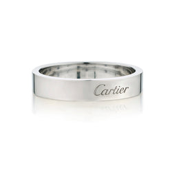 Cartier Platinum Band. Size 58.(8-1/2)