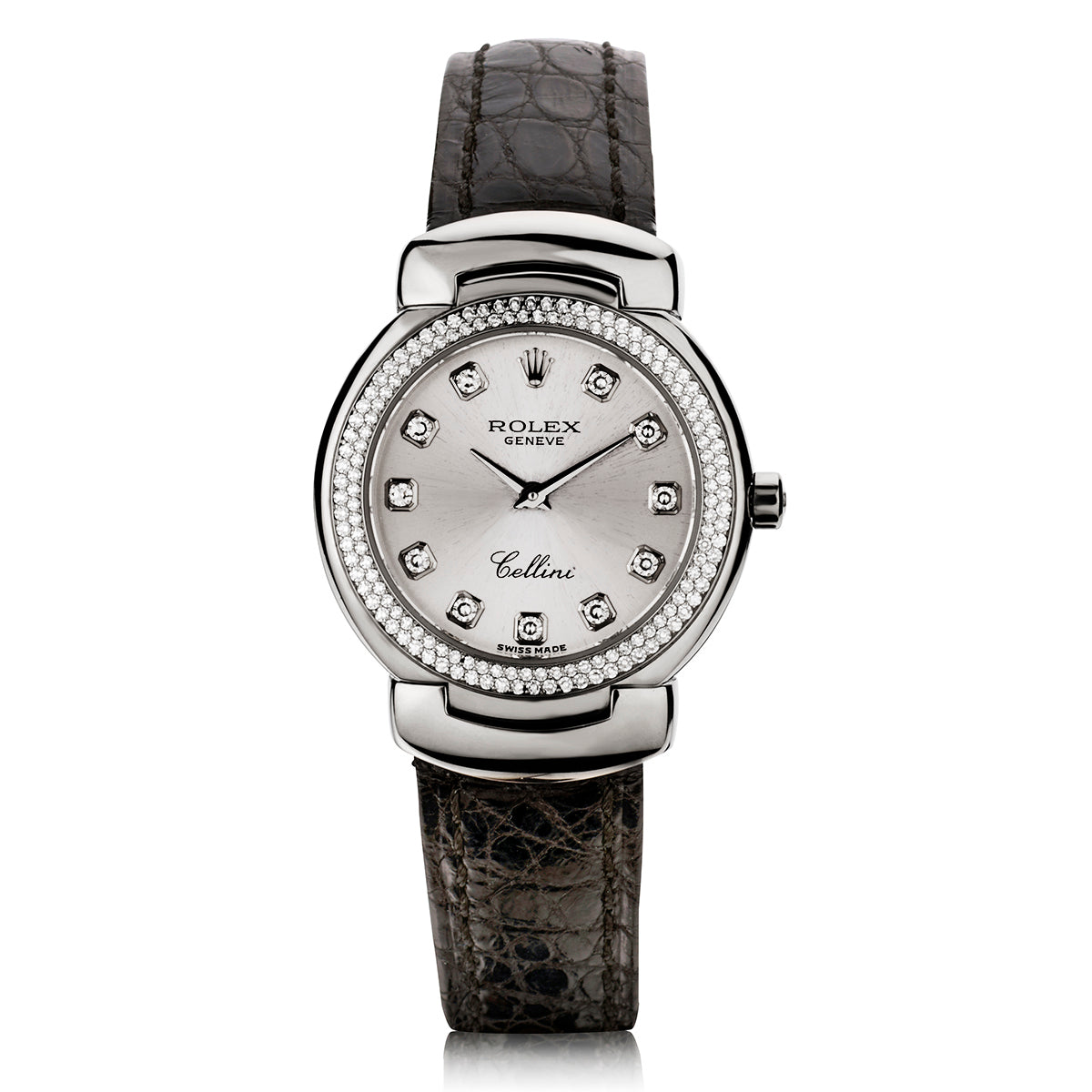 Ladies Rolex Cellini in 18kt White Gold Wristwatch.  Ref: 6671.