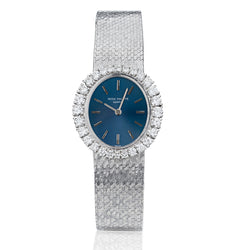 Patek Philippe Ladies 18kt White Gold Diamond Wristwatch