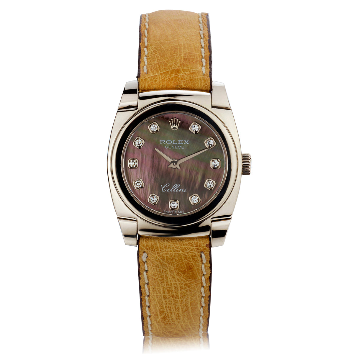 Rolex Cellini Ladies 18kt White Gold Wristwatch. MOP. Ref: 5310/5