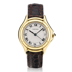Cartier Cougar Ladies 18kt Yellow Gold Wristwatch. Quartz.
