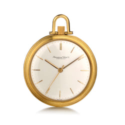 Vintage 18kt Yellow Gold Pocket Watch by IWC. Circa 1950's