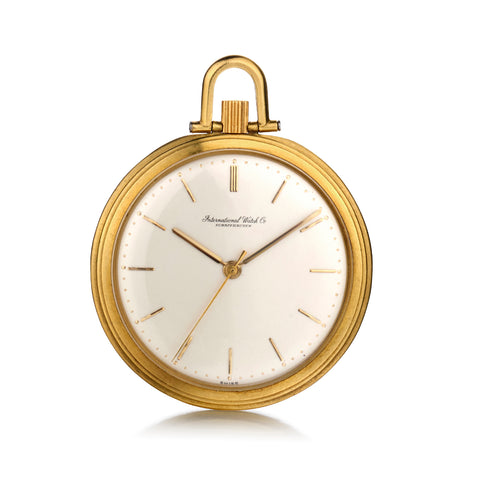 Vintage 18kt Yellow Gold Pocket Watch by IWC. Circa 1950's