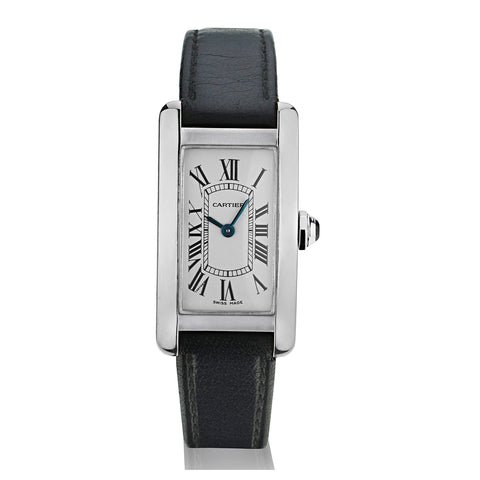Cartier Tank Americaine Ladies in 18kt White Gold. Ref: 2489