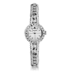 Ladies Le Coultre Diamond Dress Watch in 18kt White Gold