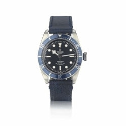 Tudor Black Bay Heritage Black Dial 41MM S/S Watch.