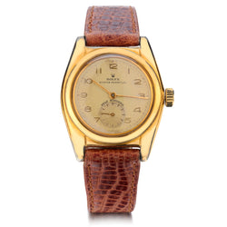 Vintage Rolex Bubbleback Precision with Gold Cap. Ref: 2764.