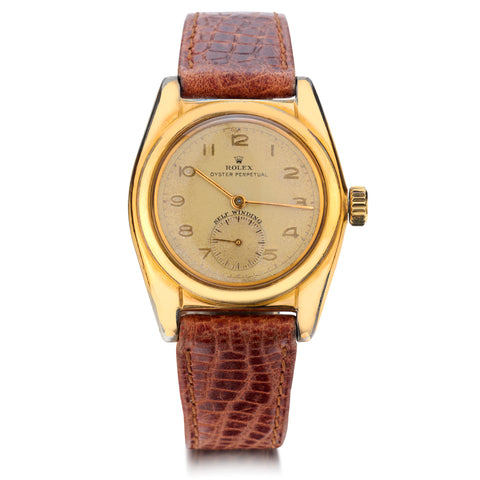 Vintage Rolex Bubbleback Precision with Gold Cap. Ref: 2764.