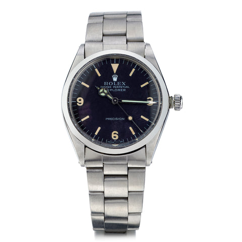 Rare!! Rolex Vintage Explorer Precision in Steel. 34mm.Ref: 5500.  Circa 1967