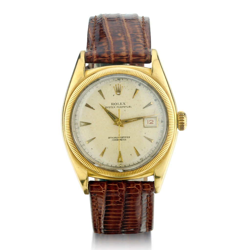 ROLEX BIG BUBBLEBACK DATEJUST OVERTONE IN 18kt YELLOW GOLD RARE