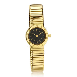 Ladies 18kt Yellow Gold Bulgari Bvlgari Tubagos Wristwatch. Ref: BB23 2T