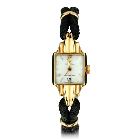 Vintage Ladies Rolex Precision in 14kt Yellow Gold. Circa 1940's