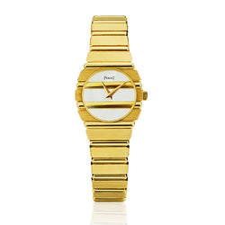 Piaget Polo Ladies 18kt Yellow Gold with Mother of Pearl Dial. Ref: 8610701