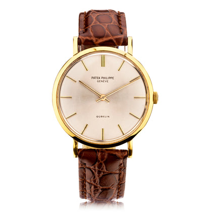 Patek Philippe Vintage Calatrava Watch. Retailed by Gubelin. Ref: 3538