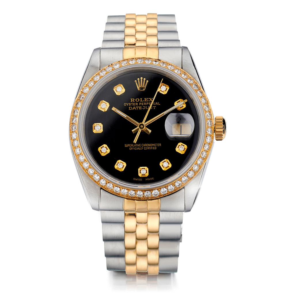 rolex datejust 2 tone 36mm