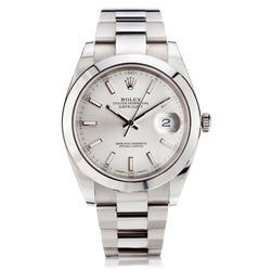 Rolex Oyster Perpetual Datejust II 41MM S/S Silver Dial Watch. Ref: 126300