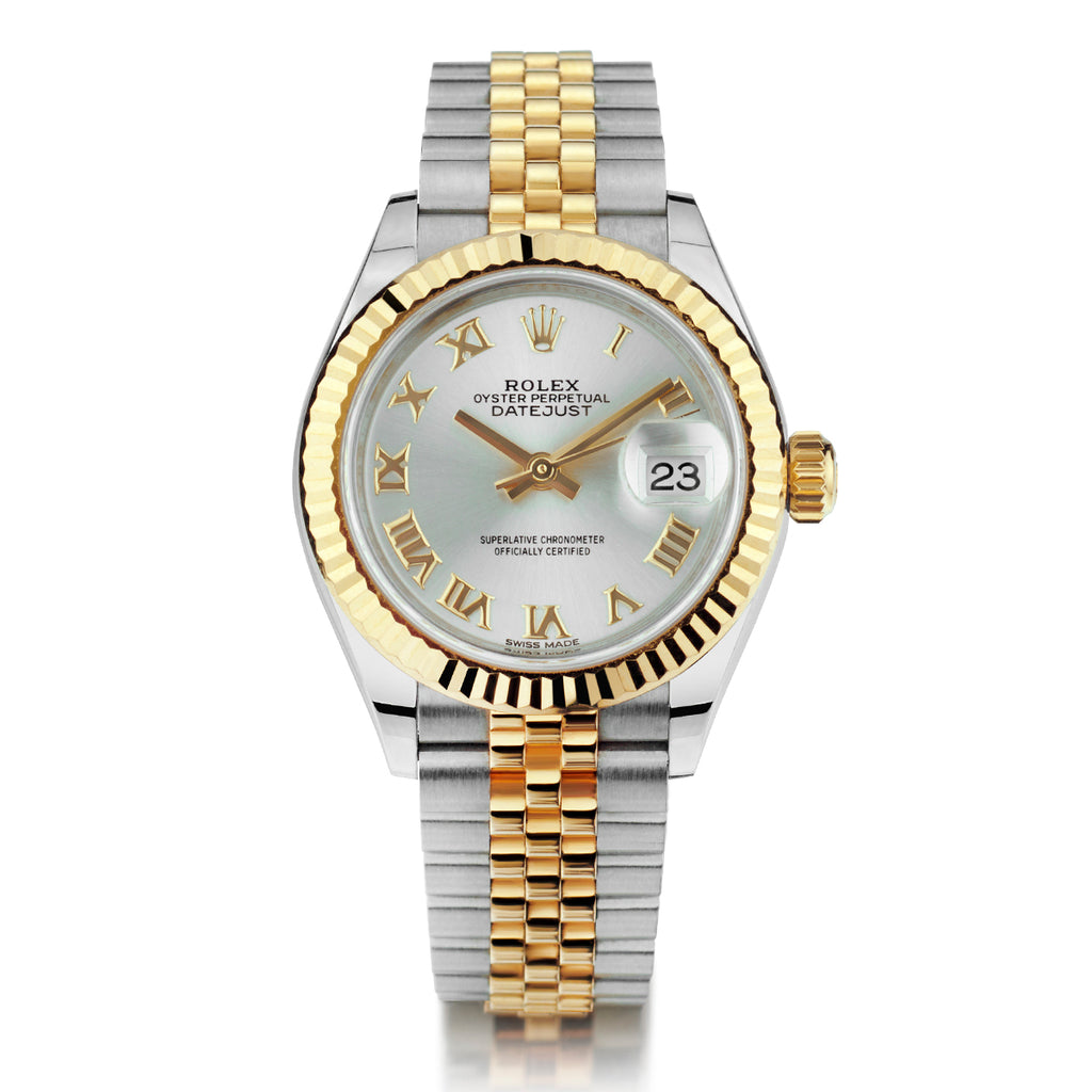 Rolex Ladies Datejust in Steel and 18kt Yellow Gold. 28mm. Ref: 279173 ...