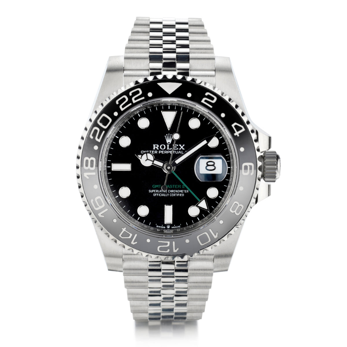 Rolex GMT-Master II "Bruce Wayne" Watch. Ref: 126710GRNR.