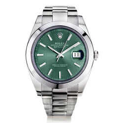 Rolex Datejust 41mm Stainless Steel. Mint Green Dial. Ref: 126300. Circa 2023