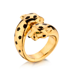 Panthere de Cartier Ring Articulated in 18kt Yellow Gold. Size 54 (7)