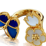 Van Cleef & Arpels Lucky Spring Butterfly Between the Finger Ring. VCARPKGT52 - view 2