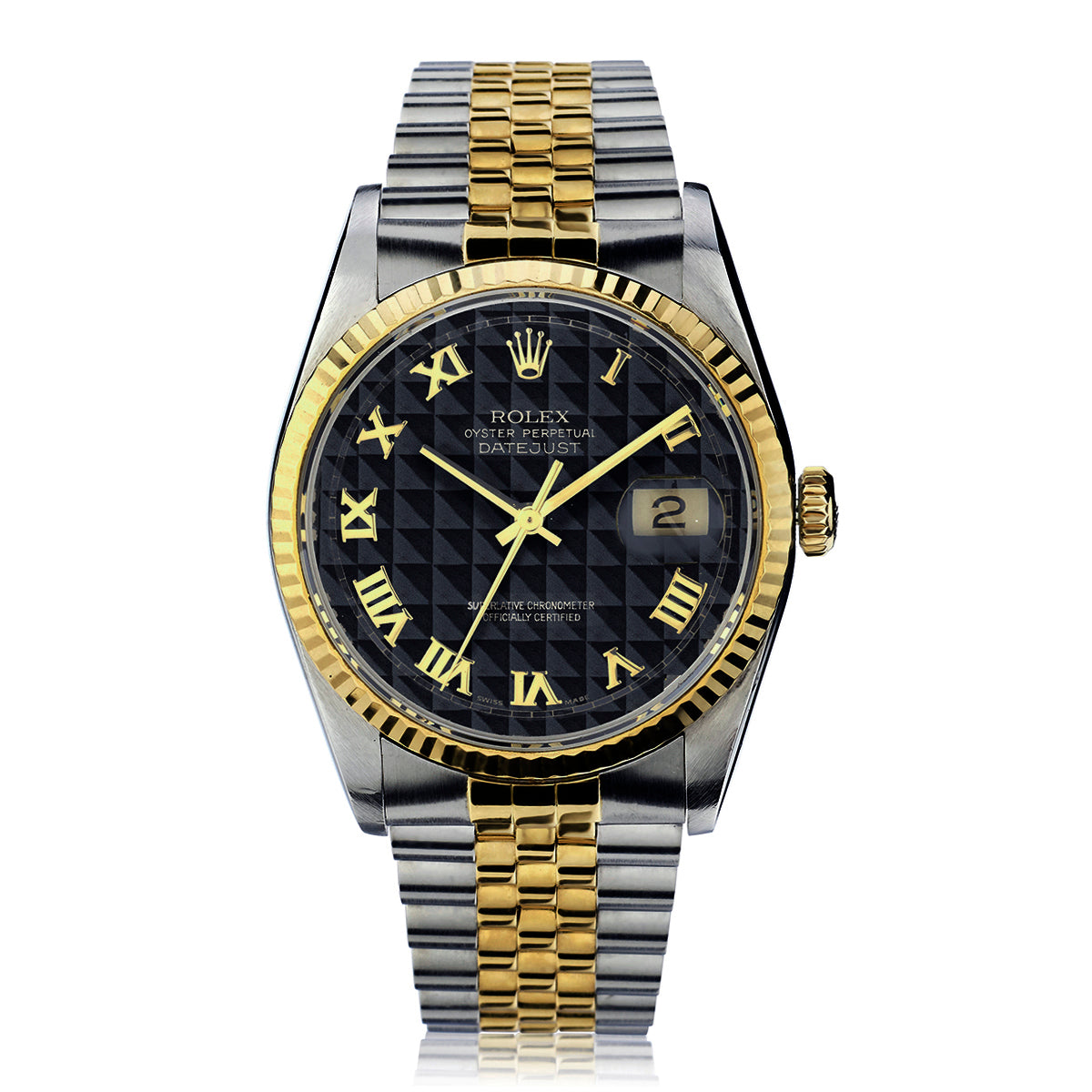 Rolex 2 Tone Datejust 36mm Wristwatch. Ref: 16233
