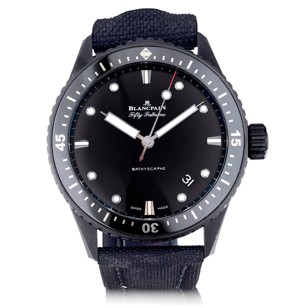 Blancpain Fifty Fathoms Bathyscaphe Watch. Ref: 5000-0130-B52A
