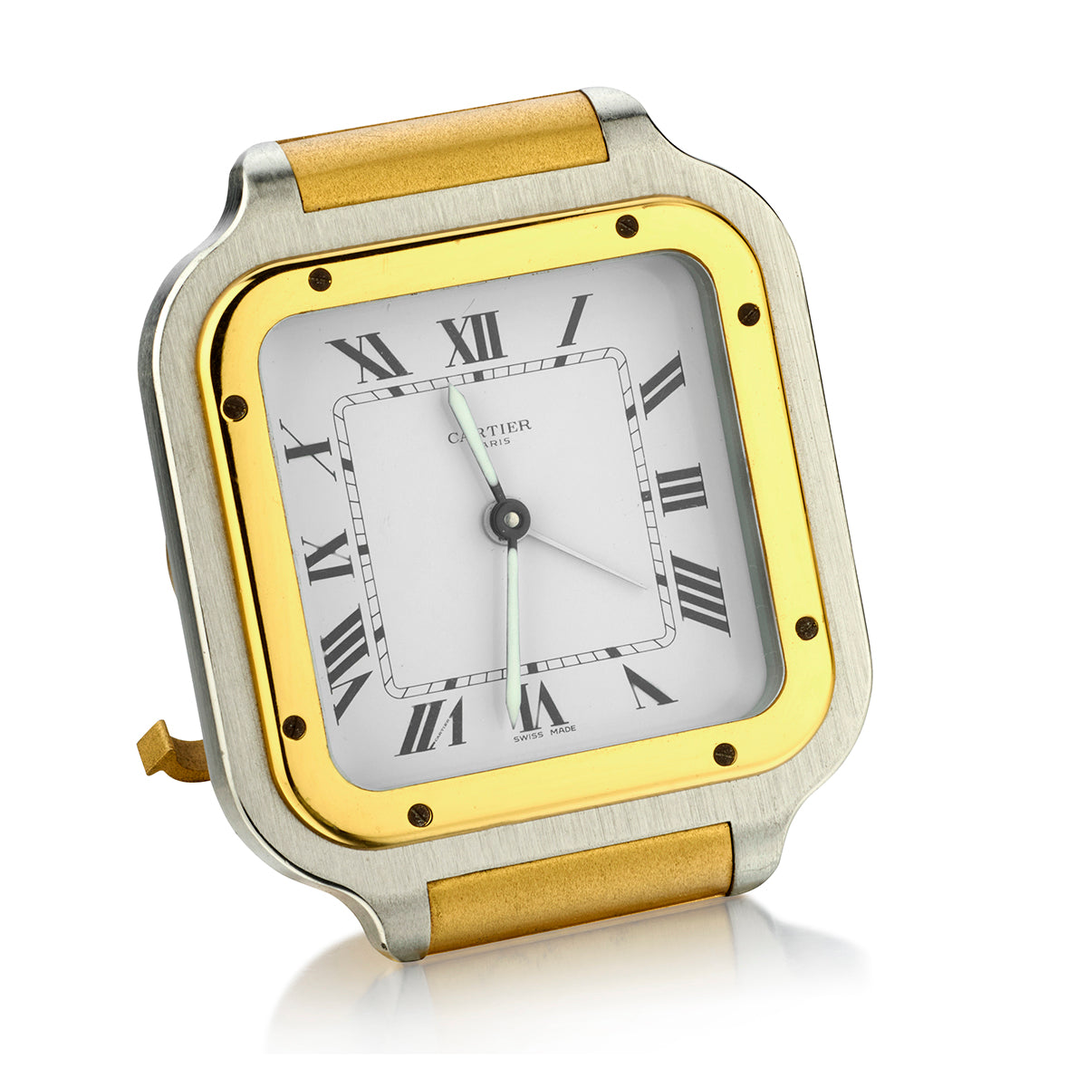 Cartier Paris Santos Desk Alarm Clock.