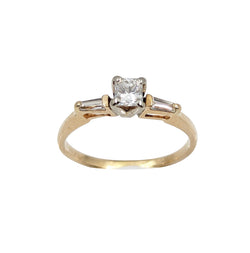 Ladies 14kt Yellow Gold Diamond Ring. 0.42ct Tw