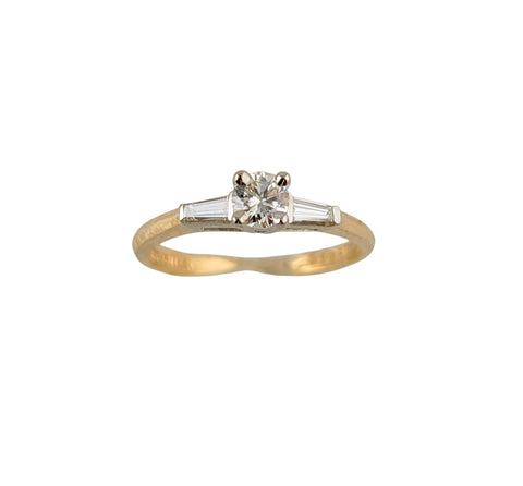 Ladies 14kt Yellow Gold Diamond Ring 0.38ct TW.