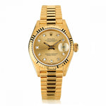 ROLEX DATEJUST Diamond Dial. 18kt Yellow Gold. Ref. 69178. Mint Condition.