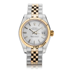 Ladies Rolex Datejust 2 Tone Wristwatch 26mm. White Dial. Ref: 179173
