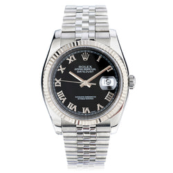 Rolex Datejust Stainless Steel 36. Black Dial. Ref: 116234