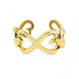 Tiffany & Co Paloma Picasso "Double Loving Heart" Bangle / Cuff in 18kt Yellow Gold