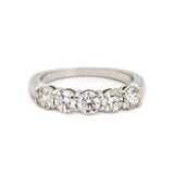 Tiffany & Co. 1.75ctw Five Stone Diamond Band. Plat - view 1